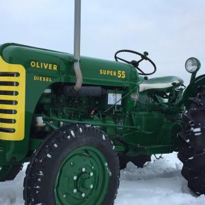 Oliver Super 55 tractor - image #2