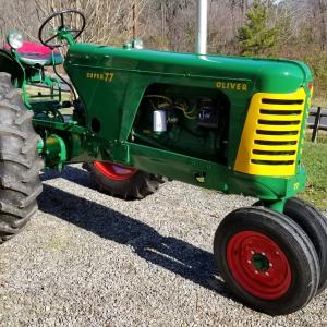 Oliver Super 77 tractor - image #4